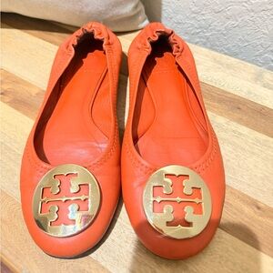 Tory Burch Orange Flats